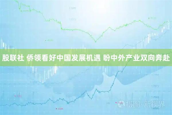 股联社 侨领看好中国发展机遇 盼中外产业双向奔赴